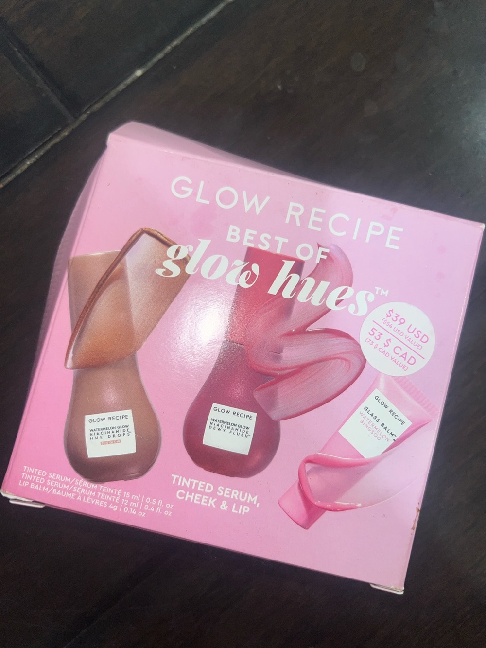 Glow Recipe Tinted Serum Trio in Pink Packaging - Picture 1 of 2